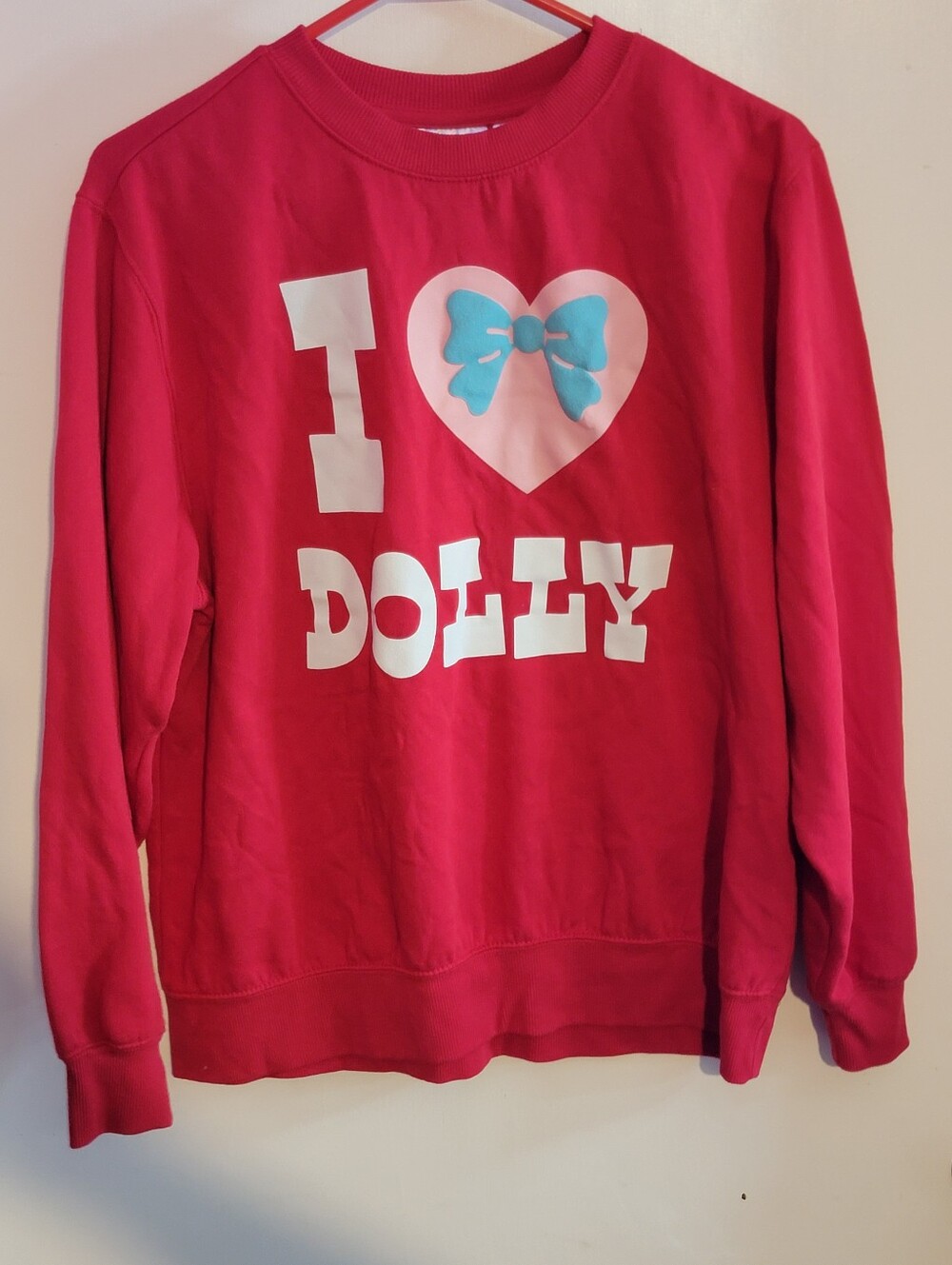 I ❤️ Dolly Red Crewneck Sweatshirt